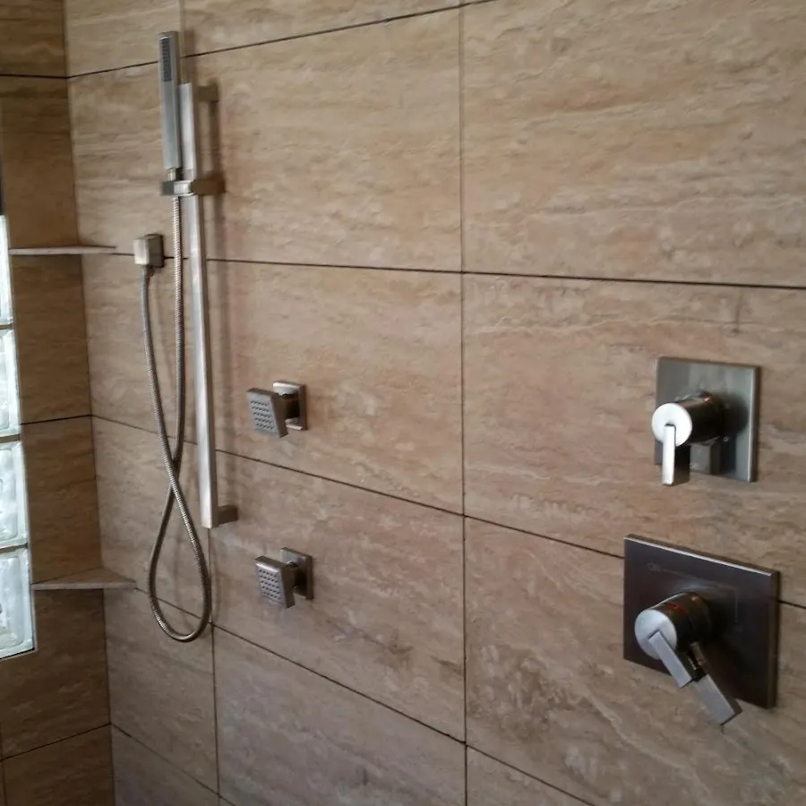 Shower fixture installation for Water Heater Replacement in Cleveland